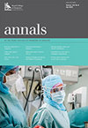 ANNALS OF THE ROYAL COLLEGE OF SURGEONS OF ENGLAND�п�Ժ�օ^