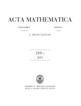 ACTA MATHEMATICA�ڿ������п�Ժ�օ^