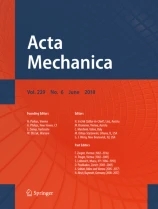 ACTA MECHANICA�п�Ժ�օ^